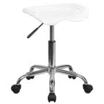 Flash Furniture Taylor Sgabello da Trattore Cromato