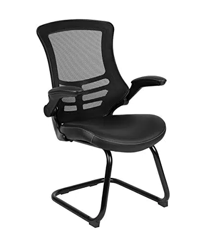 Flash Telaio In Rete Nera con Fodera Interna in Pelle - Braccia Flip-Up