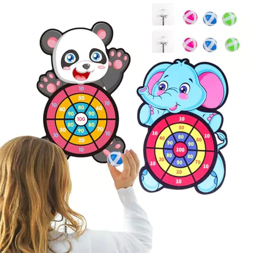 Mengger Freccette Bersaglio per Bambini - Giochi di Società per Compleanni 4-12 anni