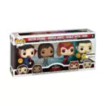 Funko Pop Marvel: America Chavez, Scarlet Witch, Wong e Doctor Strange - Esclusiva Amazon