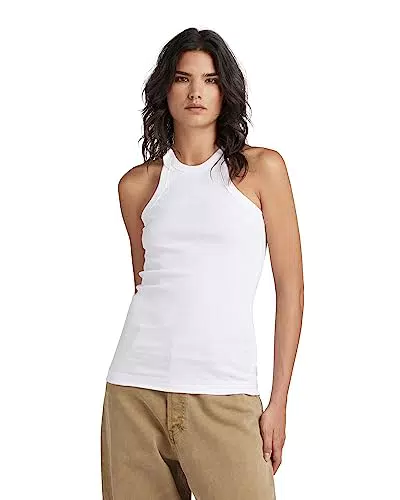 G-STAR RAW Ultra Slim Tank Top Donna, Modello Italian Army