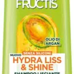Garnier Fructis Shampoo Lisciante per Capelli Crespi con Olio di Argan e Cheratina