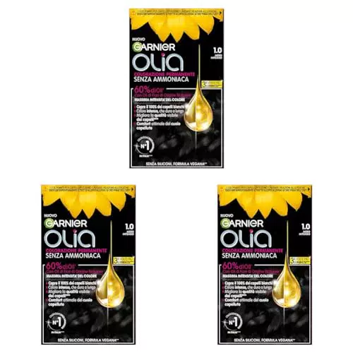 Garnier Olia Tinta Capelli Permanente Senza Ammoniaca con Oli Naturali