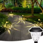 GIGALUMI Luci Solari da Esterno Impermeabili per Giardino e Vialetti