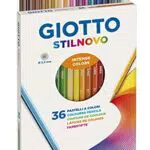 Giotto Stilnovo Pastelli Colorati in Astuccio - 36 Colori per Creatività