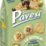 Gran Pavesi Cracker Le Sfoglie alle Olive, Cotti al Forno, Senza Olio di Palma