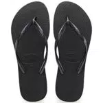 Havaianas Slim, Infradito Donna, Black Dark Night