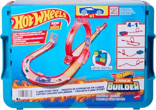 Hot Wheels Pista Tema Fuoco con Macchinina - Giocattolo per Bambini 4+ Anni, HMC04
