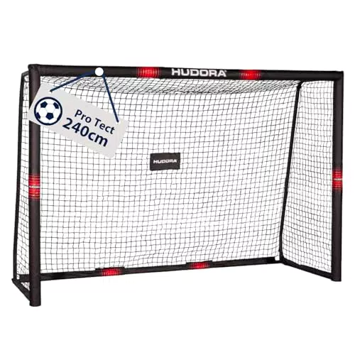 HUDORA Porta da calcio Pro Tect per bambini e adulti, con protezione antiurto