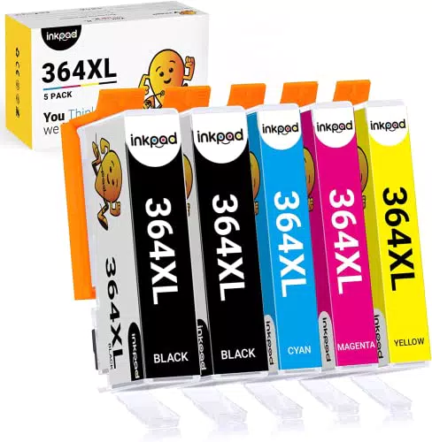 iNKPAD Cartuccia d'inchiostro Compatibile per HP 364 XL - Modelli Photosmart e Deskjet