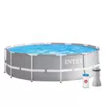 Intex Piscina Fuori Terra Prisma Frame Rotonda con Pompa Filtro 2006 L/h