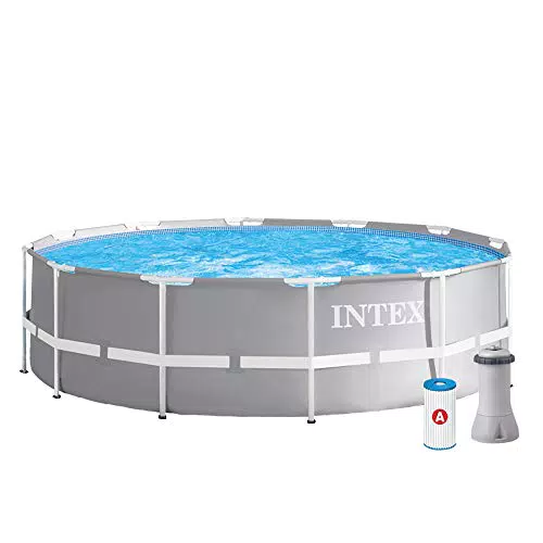Intex Piscina Fuori Terra Prisma Frame Rotonda con Pompa Filtro 2006 L/h