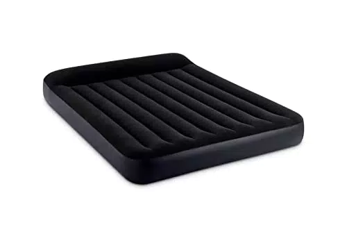 Intex Materasso Dura-Beam Pillow Rest Matrimoniale con Pompa Elettrica