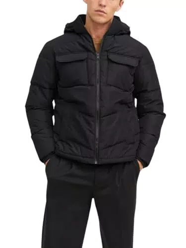 JACK & JONES Puffer jacket Puffer jacket Black M Black