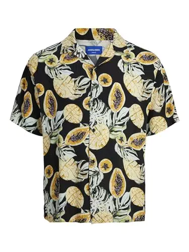 Jack & Jones Jorluke Tampa AOP Camicia a Maniche Corte