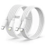 Jogrytece Cavo USB C a Lightning per iPhone e iPad, Ricarica Rapida MFi