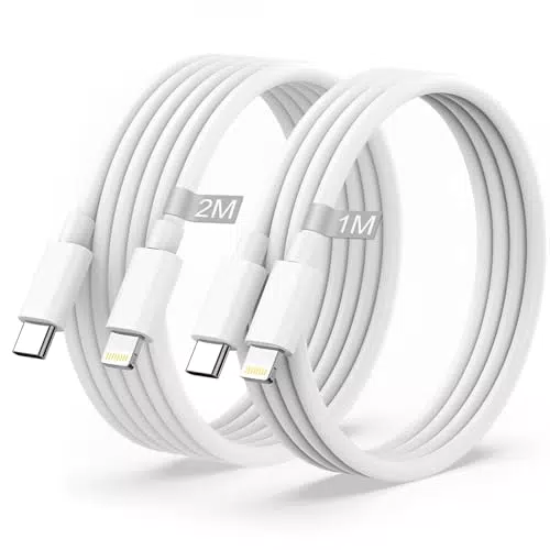 Jogrytece Cavo USB C a Lightning per iPhone e iPad, Ricarica Rapida MFi