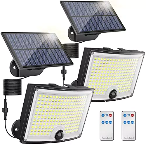 KagoLing Luci Solari a LED per Esterni con Sensore di Movimento, IP65