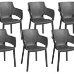 Keter Sedia da Esterno Elisa - Comfort e Stile per il Tuo Giardino