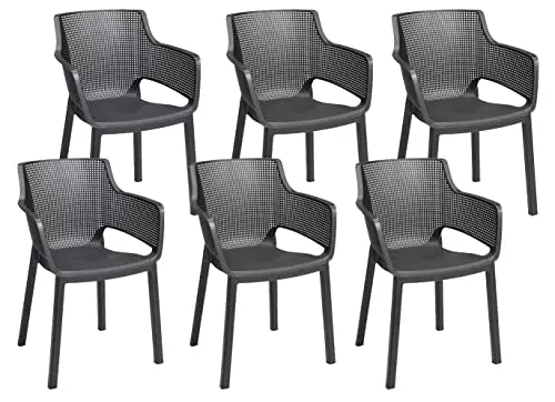 Keter Sedia da Esterno Elisa - Comfort e Stile per il Tuo Giardino