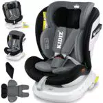 KIDIZ® Seggiolino auto girevole 360° Isofix Gruppo 0/1/2/3 per bambini