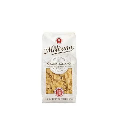 La Molisana Orecchiette Pugliesi n. 30 - Pasta di Grano Italiano Trafilata al Bronzo