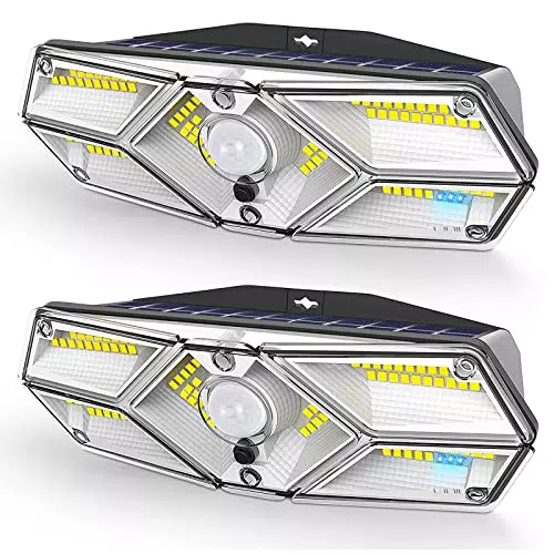 LEDYA Luce Solare LED Esterno con Sensore di Movimento e Impermeabilità IP65