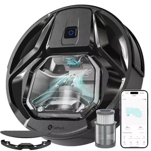 LEFANT M320 Robot Aspirapolvere con Aspirazione 6000Pa e Autonomia 210 Minuti