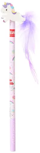Legami Matita con Gomma Unicorn, Mina HB per Disegnare e Scrivere