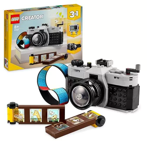 LEGO Creator Fotocamera Retro 3 in 1 - Giocattolo Trasformabile per Bambini