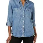 Levi's Doreen Utility Maglietta in Tessuto con Toppe