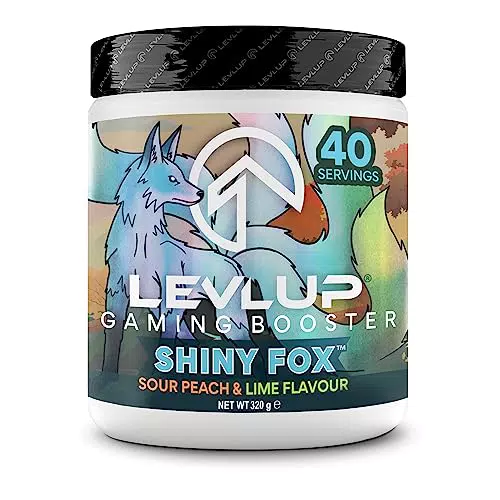 LevlUp Shiny Fox Gaming Booster - Bevanda Energetica in Polvere per Gaming