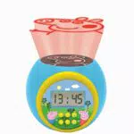 Lexibook Sveglia Proiettore Peppa Pig con Funzione Snooze e Luce Notturna