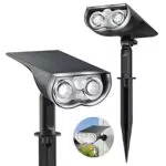 Linkind Faretti Solari da Esterno con Sensore di Movimento Impermeabili IP65