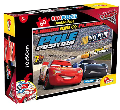 Lisciani Giochi Puzzle Cars 3 Supermaxi Challenge - Gioco da Tavolo Divertente