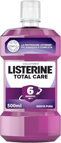 Listerine Colluttorio Total Care Menta Pura - Igiene Orale Completa