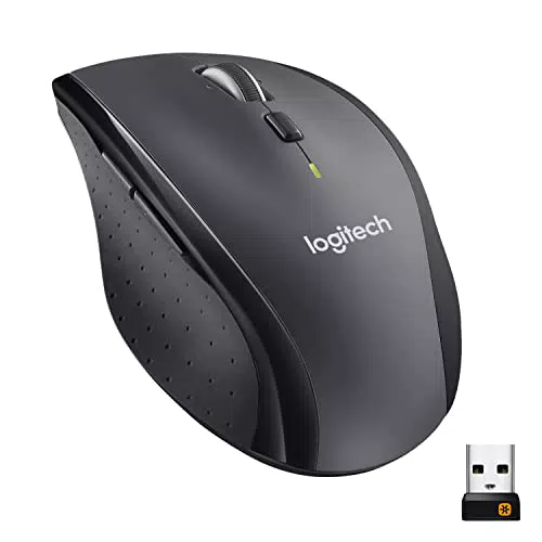 Logitech M705 Marathon Mouse Wireless con Ricevitore USB Unifying 2,4 GHz