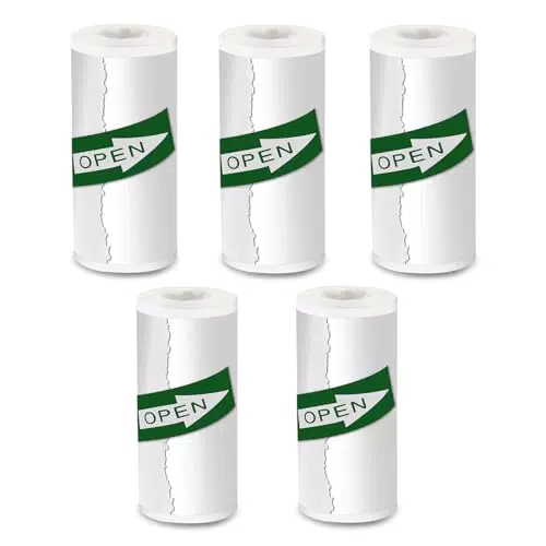 Lovcoyo Carta termica adesiva per stampante Mini 57mm x 25mm per appunti e foto