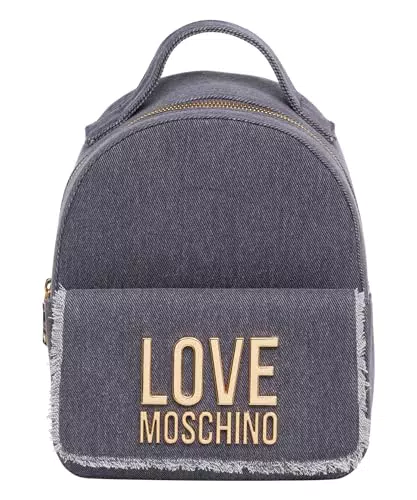 Love Moschino Zaino Donna Denim Scuro - Stile e Comfort per Ogni Occasione