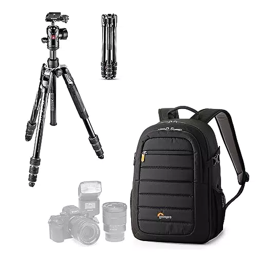 Manfrotto Befree Advanced Kit Foto da Viaggio con Zaino Lowepro Tahoe 150