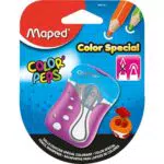 Maped Temperamatite Color'Peps 2 Fori - Blister di Qualità per Ufficio e Scuola