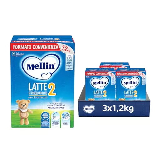 Mellin Latte di Proseguimento in Polvere per Neonati 6-12 Mesi