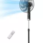 Midea MFS400R0APH Ventilatore a Piantana Silenzioso con Telecomando e Timer 8H