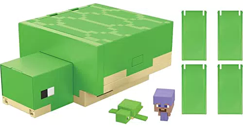 Minecraft Tana della Tartaruga Trasformabile PlaySet per Bambini 6+ Anni