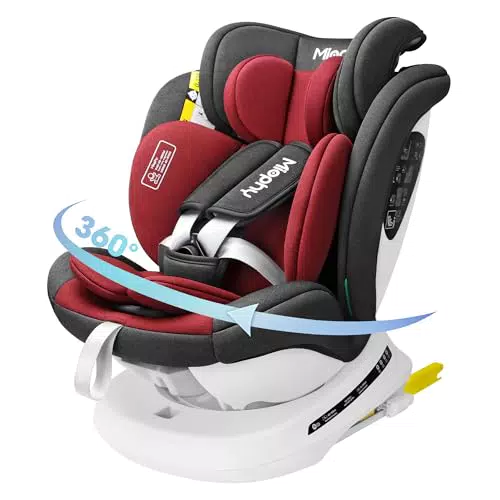 Miophy Seggiolino Auto Isofix Girevole 360° i-Size Gruppo 0+/1/2/3