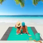 NABIYE Coperta da Spiaggia Impermeabile e Resistente alla Sabbia per Picnic