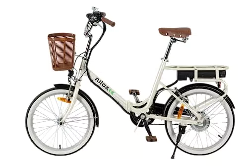 Nilox E-Bike J1 Plus - Bici Elettrica Pieghevole con Pedalata Assistita e 40 Km di Autonomia