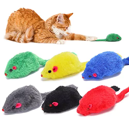 Nobleza Giocattoli Interattivi per Gatti - Topini per Giochi Felini