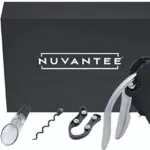 Nuvantee Apribottiglie Automatico Stile Rabbit con Erogatore e Cavatappi di Ricambio