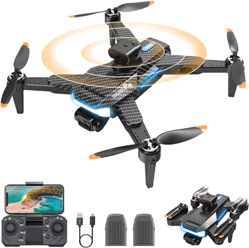 OBEST Drone FPV Professionale 4K Pieghevole con Telecamera e Evitazione Ostacoli